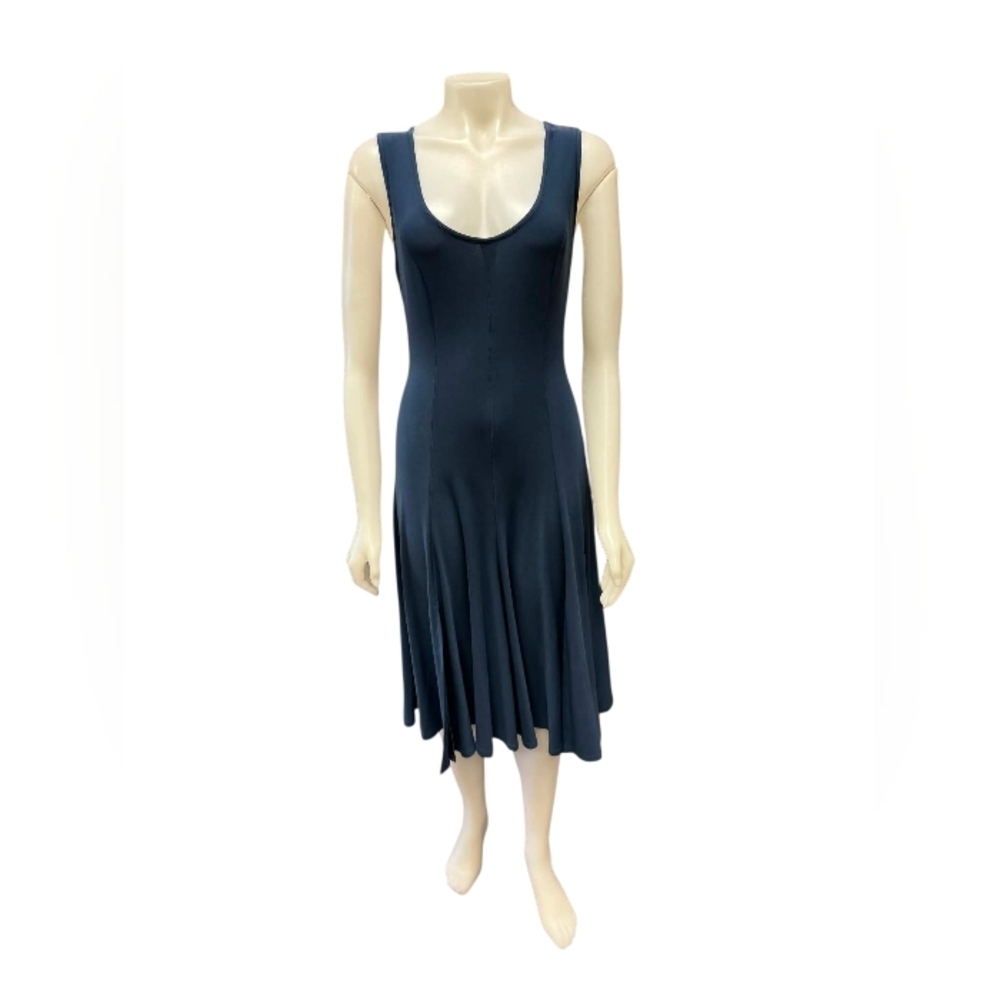 Joseph RibKoff Dress Blue Flowy Stretchy Size 8 EUC